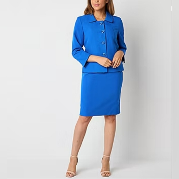 Le Suit 2-Piece Knee Length Dress Suit - Picture 1 of 16
